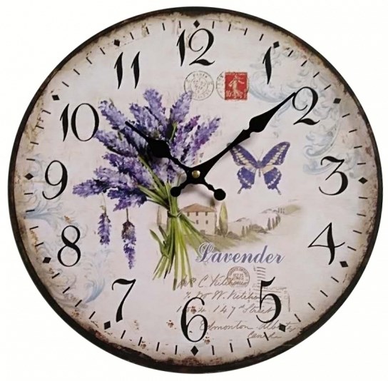 Часы настенные "Лаванда Прованса" - фото 16099