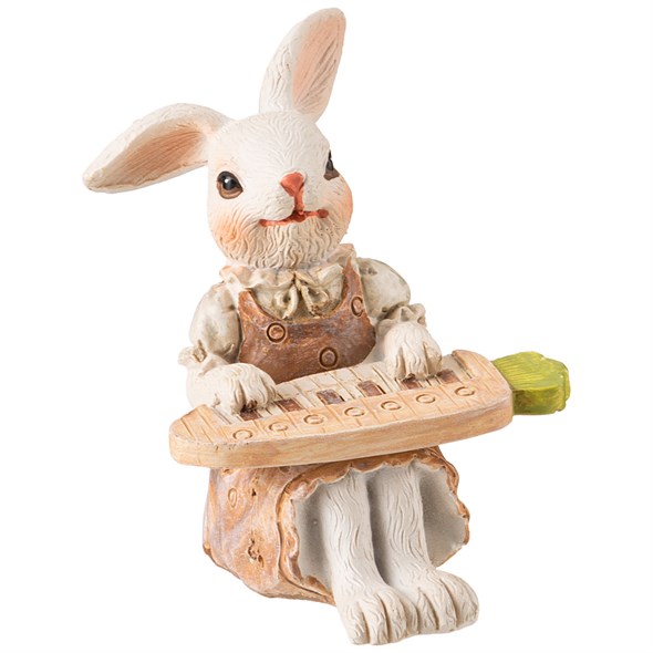 Статуэтка "кролик играет" 6,5х6х7,5 см - фото 36328