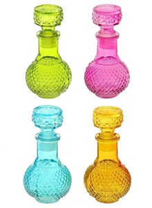 Бутылочка стеклянная 100 мл, в ассортименте разные цвета