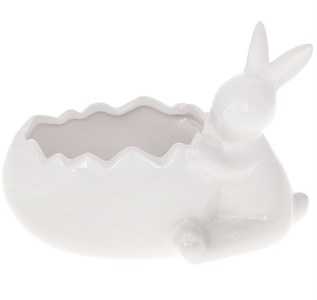Конфетница керамическая с кроликом