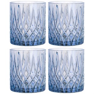 Набор стаканов из 4 шт  "Диамонт" Синий 310мл