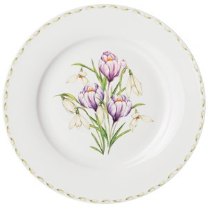 Тарелка закусочная "цветы" 20,5 см