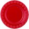 Тарелка "Кружево" диаметр 22 см красная - фото 15304