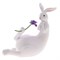 Статуэтка "Кролик с цветком" - фото 26231