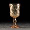 Бокал для вина "Афродита" 280 мл золотистый из цветного стекла - фото 32979