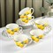 Сервиз чайный  «Лимон», 12 предметов: 6 чашек 250 мл, 6 блюдец d=15,5 см - фото 33947