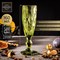 Бокал стеклянный для шампанского «Круиз», 160 мл, 7×20 см, цвет зелёный - фото 34106