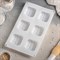 Форма для муссовых десертов и выпечки Доляна «Перина», 29×17×3 см, 6 ячеек, 7,3×7,3 см, силикон, цвет белый - фото 34138