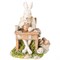 Статуэтка "кролик за столом" 11х9,5х14 см - фото 36333