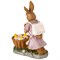 Статуэтка "кролик и корзинка" 9,5х5,5х13 см - фото 36375