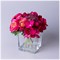 Букет искусственных цветов в квадратной вазе 9 высота= 16см - фото 36472