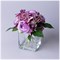Букет искусственных цветов в квадратной вазе 11 высота= 16см - фото 36476