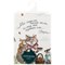 Полотенце "пальчики оближешь ",40х70см, 100% хлопок,твил, белый - фото 36677