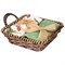 Набор полотенец из 2-х шт "fruit basket",40х70см,50х30см 100% хлопок,белый/зелёный,твил, - фото 36706