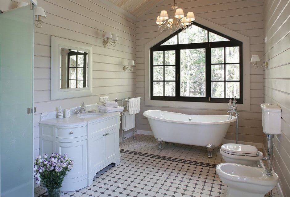 Интерьер ванной комнаты: 22936 фото и идей оформления