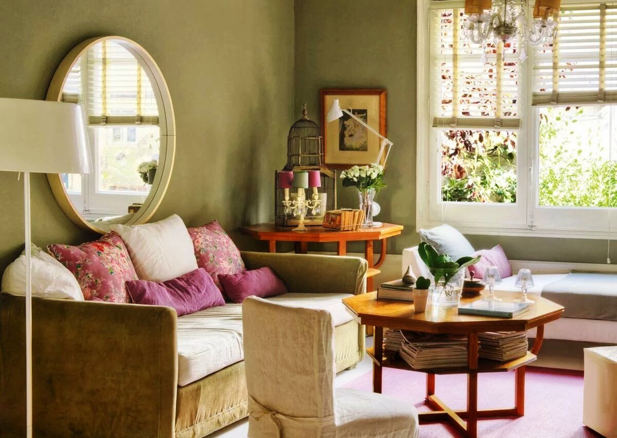 Оливковый цвет в интерьере: с каким цветом сочетается, серо-оливковый цветв кухне, гостиной, спальне на фото