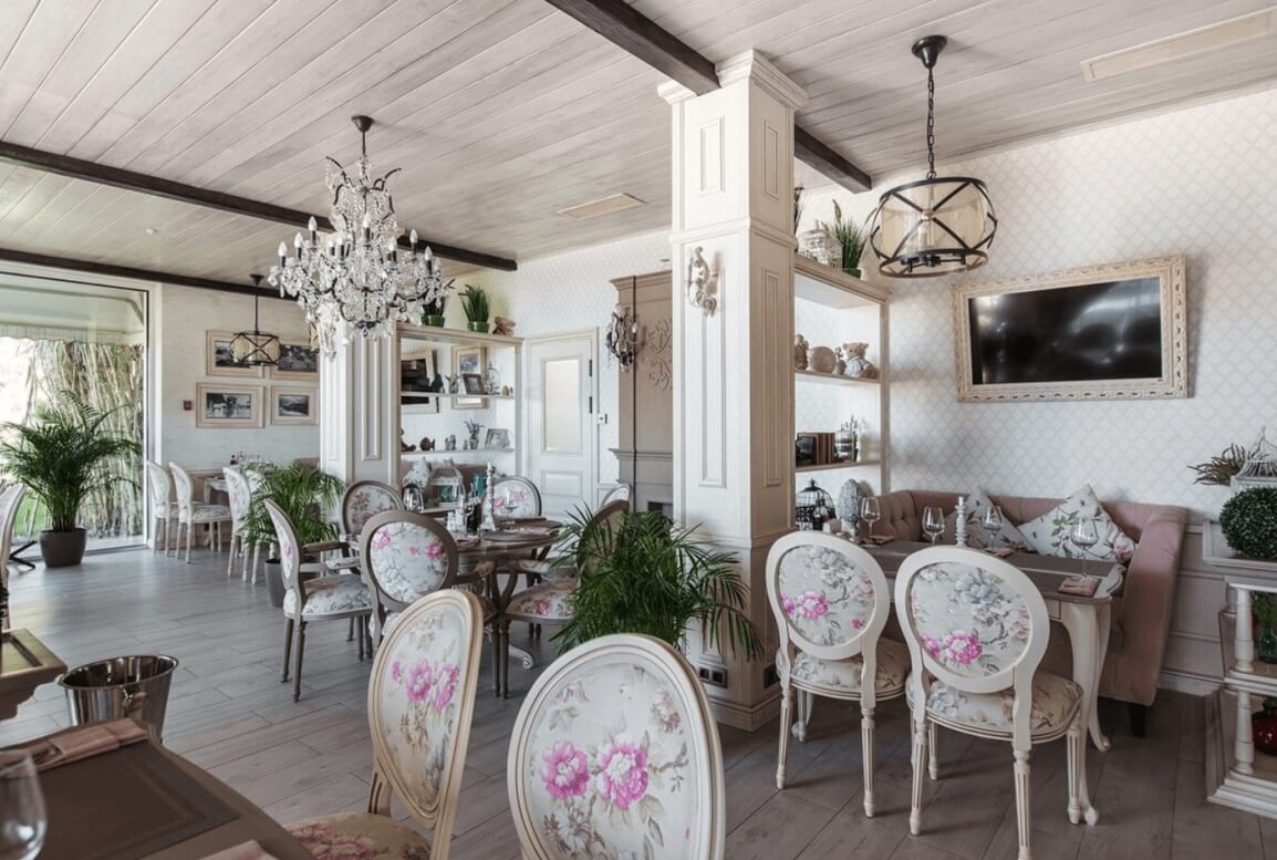 Интерьер кафе в стиле прованс: создайте атмосферу южной Франции
