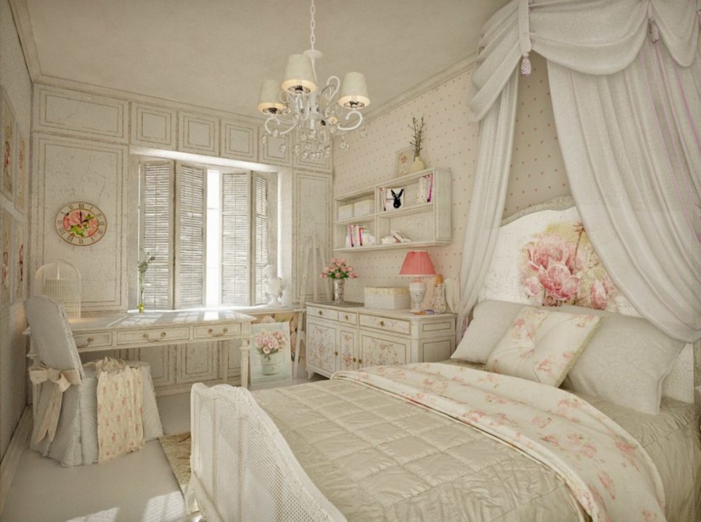 Спальня в стиле Шебби-Шик — оригинальный дизайн для современной спальни!